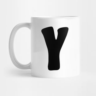 Letter Y Mug